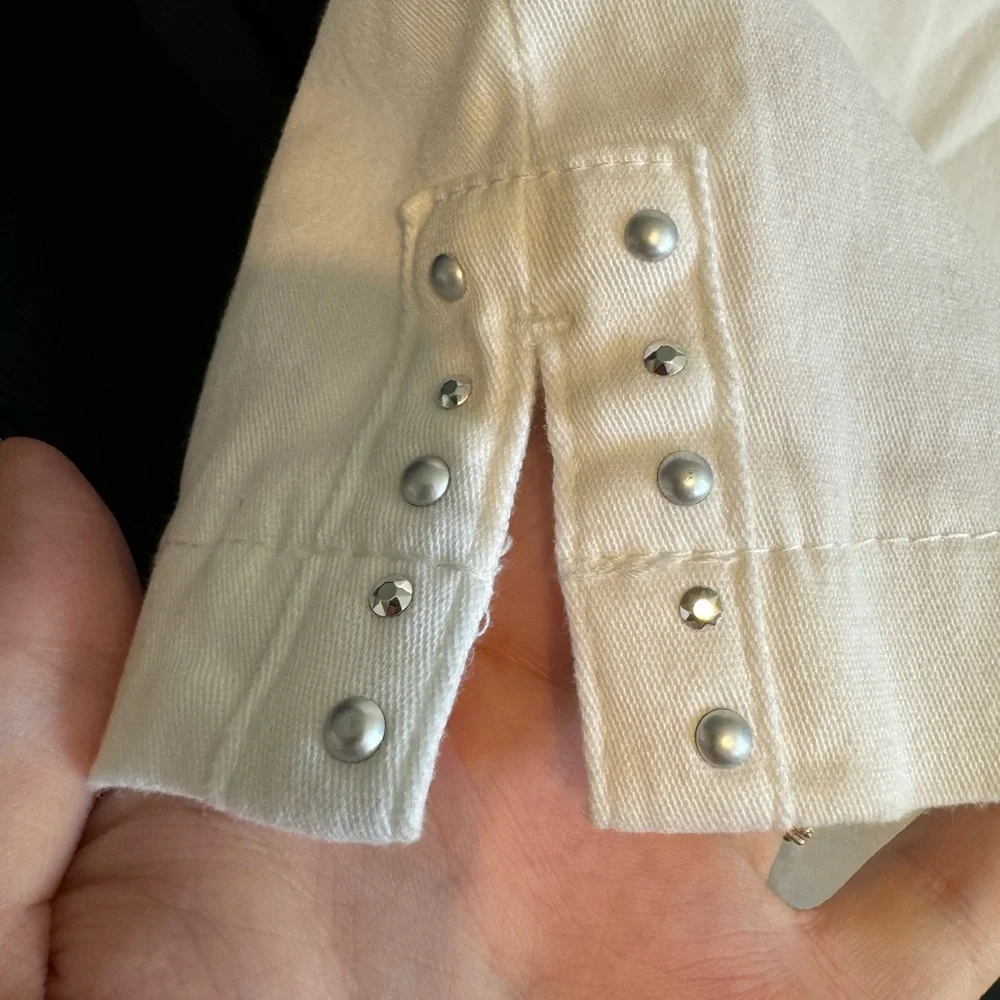 Croft & Barrow White Pants Stretch Waistband Size 1X